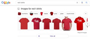 Google Branded T-shirts Alt Text Use