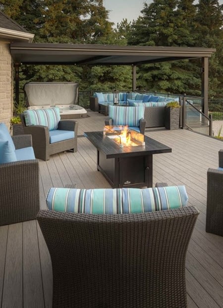 TIVA Building Products thumbnail showing a backyard deck covered in TIVAdek